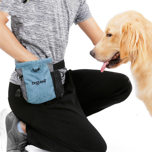 Portable Training Dog Snack Bag - Outdoor Canvas